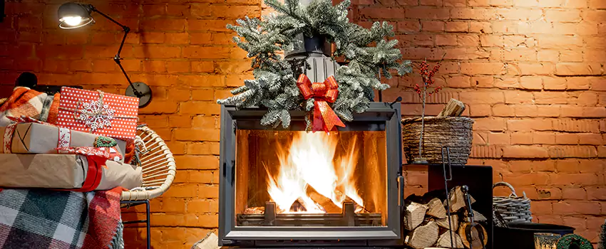 Travis Industries Linear Gas Fireplace Installation in Margate, Florida